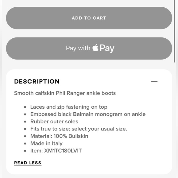 BALMAIN Ranger Boots - Picture 17 of 17